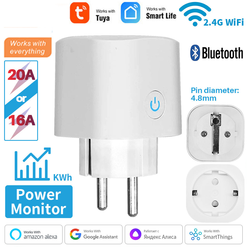 Home Cinema Alexa - TUYA Akıllı Priz WiFi Soketi ile