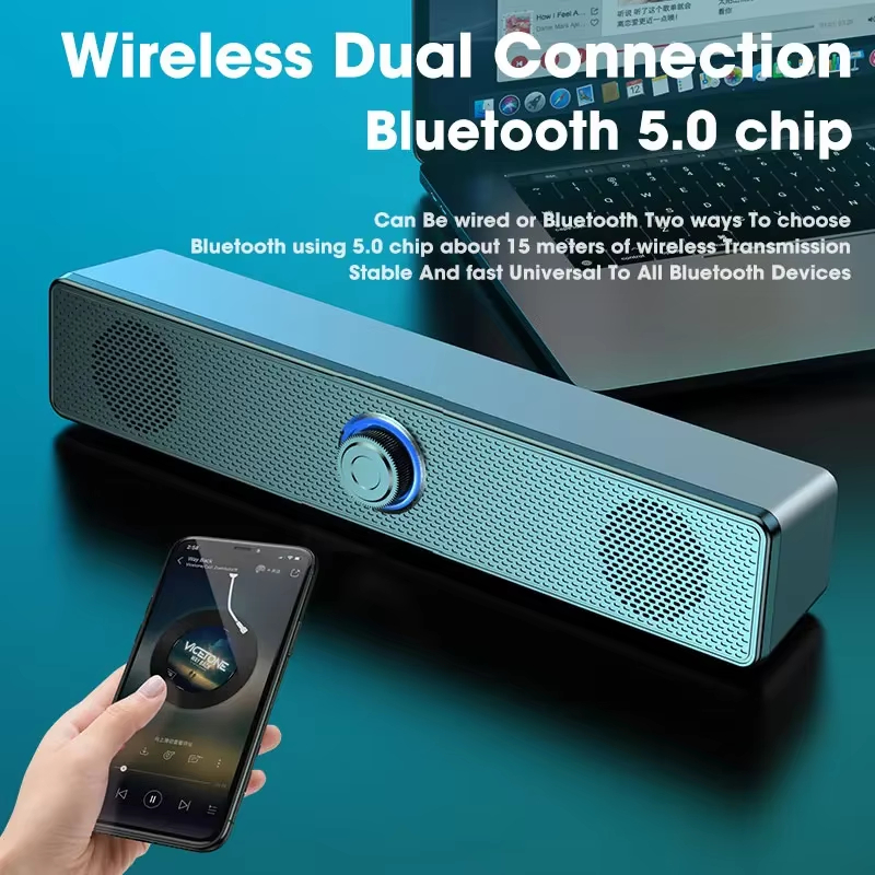 Soundbar Bluetooth Home - Bluetooth 5.0 4D surround ses çubuğu