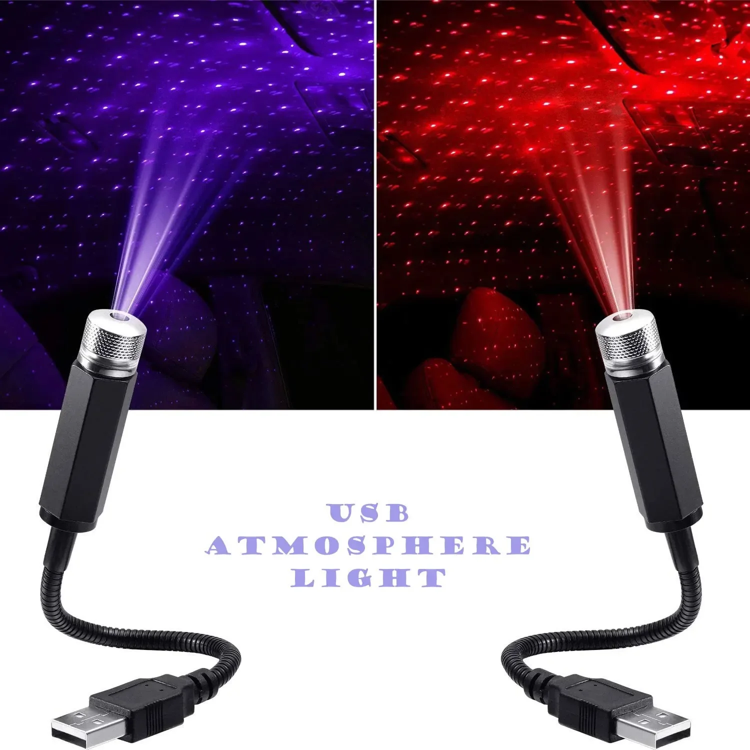 Home Cinema With Projector - QXNY Mini Araba LED Yıldızlı Gökyüzü