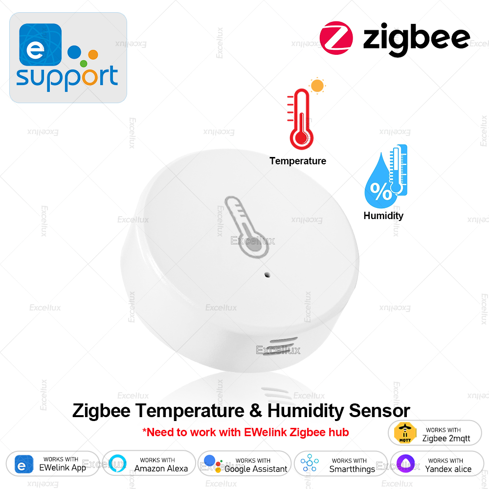 Home Cinema Alexa - EWelink Akıllı Zigbee Sıcaklık Nem Sensörü