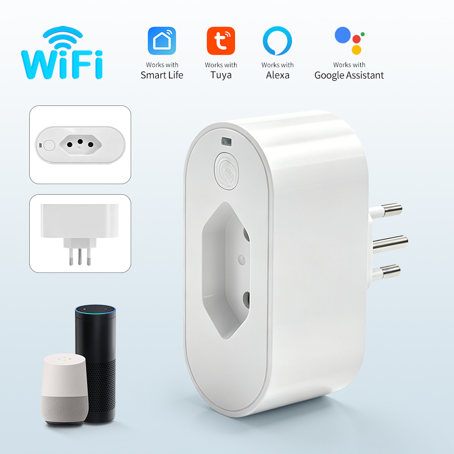 Home Cinema Alexa - Tuya WiFi Akıllı Priz, Güç Monitörlü