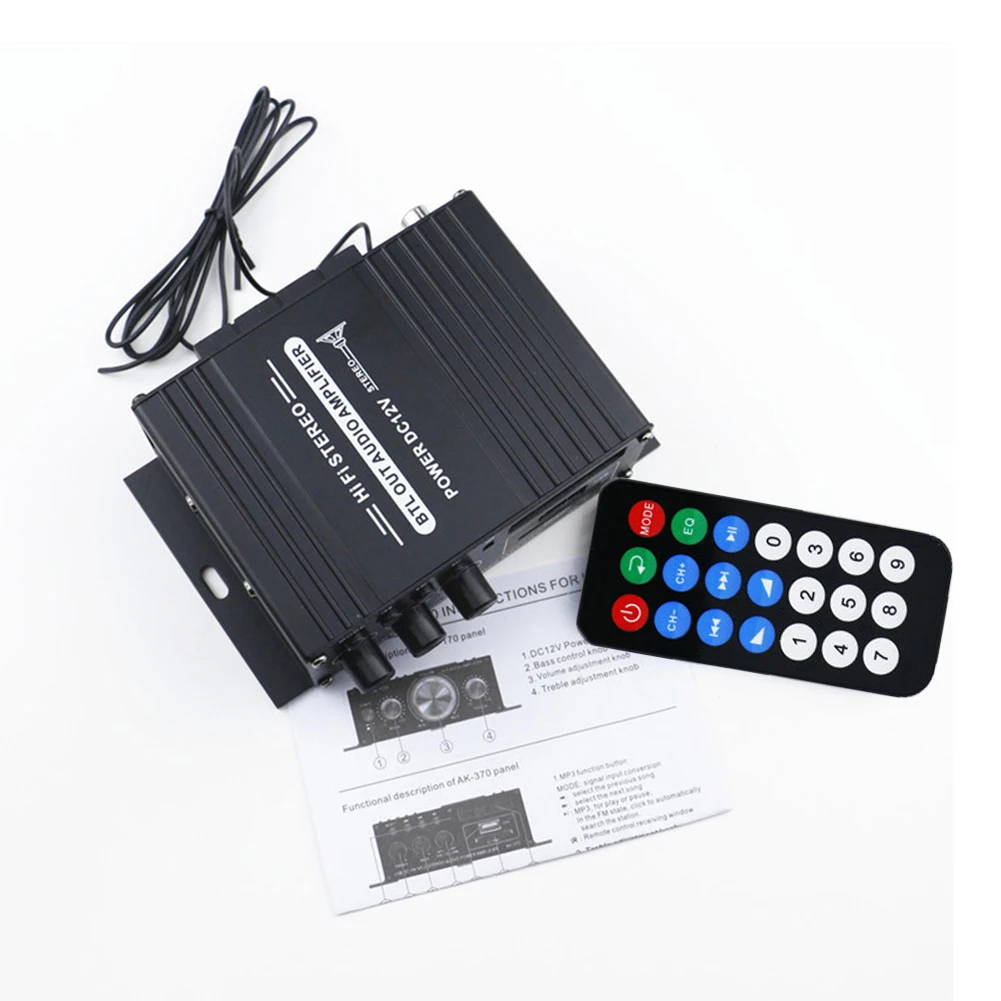 AK-370 Bluetooth Amplifikatör  - Home Cinema Beamer incelemesi ve fiyatı