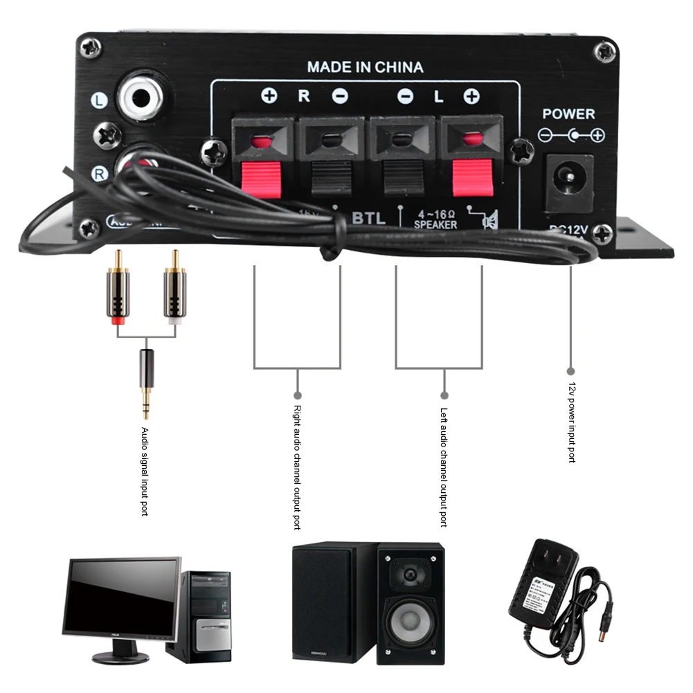 AK-370 Bluetooth Amplifikatör  - Home Cinema Beamer incelemesi ve fiyatı