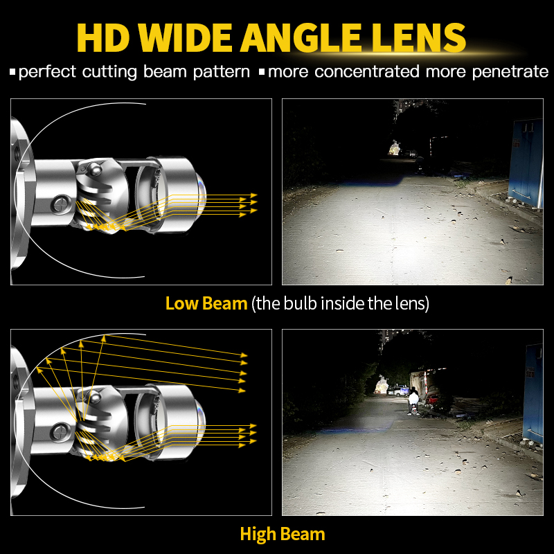 H4 HS1 LED Motosiklet kafa lam - Home Cinema With Projector incelemesi ve fiyatı