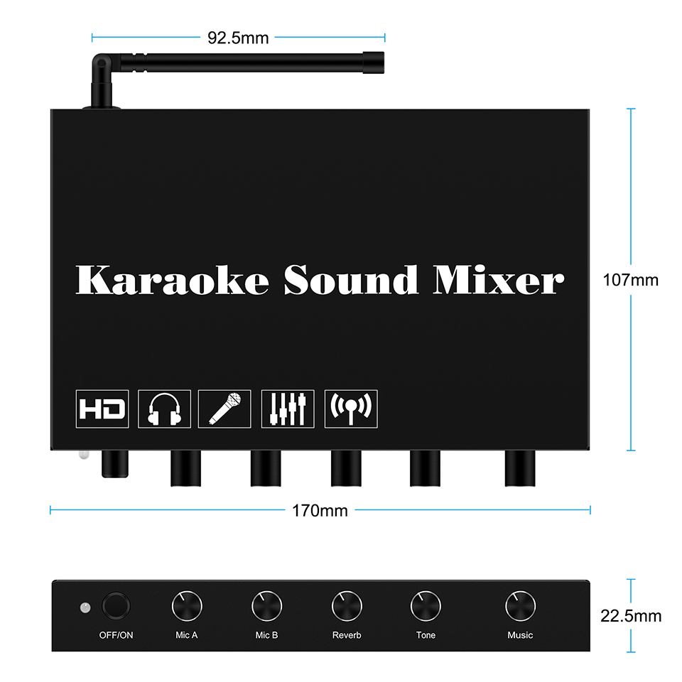 HDMI Karaoke Oynatıcı Mikser E - Soundbar Bluetooth Home incelemesi ve fiyatı