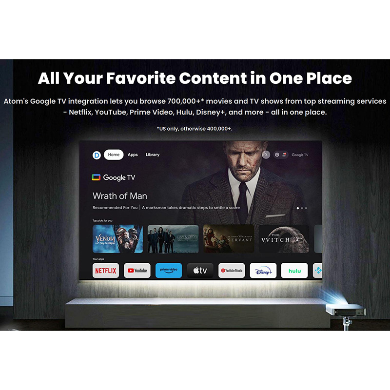 Home bei ATOM lazer projektör  - Xiaomi Home Cinema incelemesi ve fiyatı