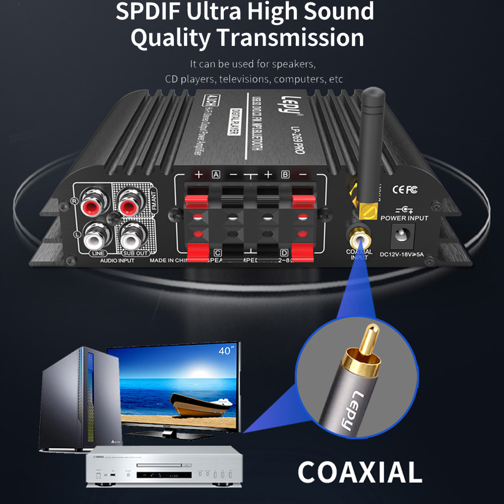 LEPY LP-269PRO 4.1 Kanal Ampli - Home Cinema Beamer incelemesi ve fiyatı