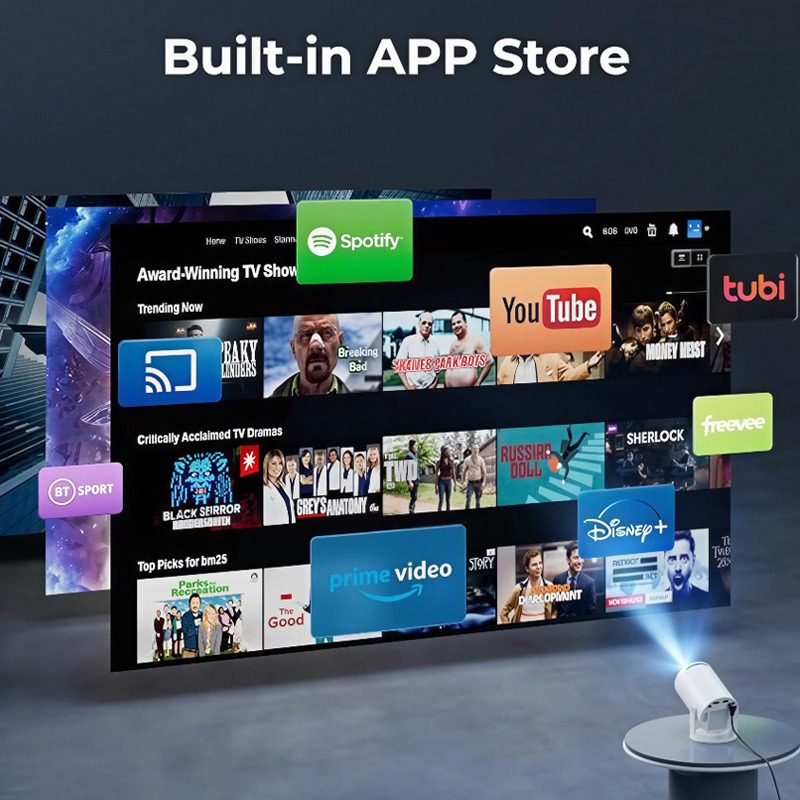 HY300Pro Taşınabilir 4K HD Pro - Home Cinema With Projector incelemesi ve fiyatı