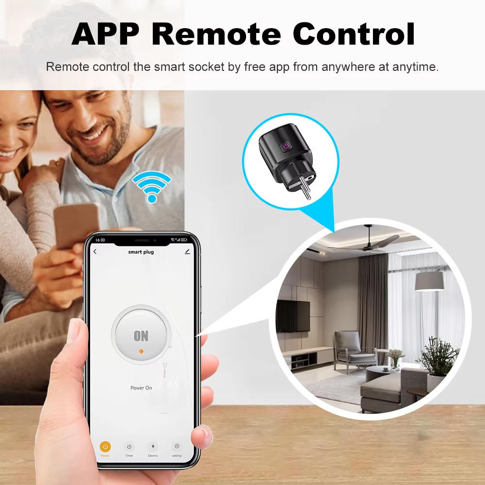 20A AC100-240V Wifi Akıllı Fiş - Home Cinema Alexa incelemesi ve fiyatı