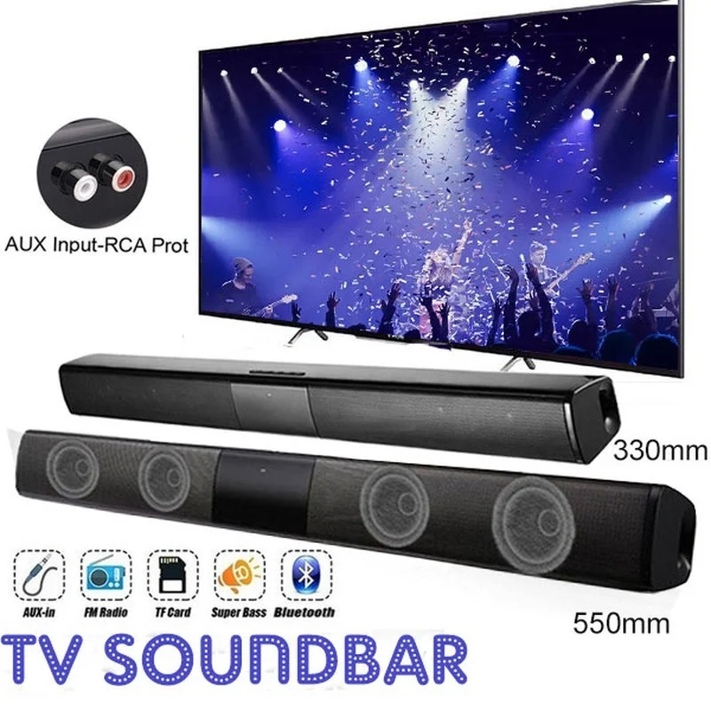TV bilgisayar için 40W yüksek  - Soundbar Bluetooth Home incelemesi ve fiyatı