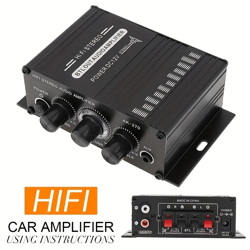 AK-270 400W Mini Güç Amplifika - Home Cinema Heos incelemesi ve fiyatı